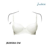 Jintana เสื้อชั้นใน (เสริมโครง) รุ่น Basic Bra รหัส JB2858A OW สีขาว