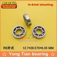 【▼Hot Sales▼】 zhengquan0603669 คุณภาพสูง R8เปิด1/2 "X 1-1/8" X 1/4 "นิ้ว12.7*28.575*6.35มม. ตัวเปิดตลับลูกปืนลูกร่องลึกขนาดเล็ก Abec-5 R8k