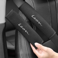 Car Shoulder Cover Cushion For SEAT Ibiza Leon Seat Belt Pad Strap BackPack Harness Safety Auto Interior Accessories Seat Belt Seat Covers