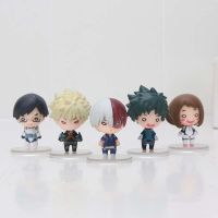 ของเล่นแบบจำลองพระเยซู TYLLER PVC Bakugo Katsuki ของตกแต่งเดสก์ท็อปเสื้อฮู้ดมิโดริยะอิซุคุ Todoroki Shoto รูปแบบการสะสมโมเดลเคลื่อนไหวโมเดลหุ่นหุ่นแอคชั่นฮีโร่ของฉัน