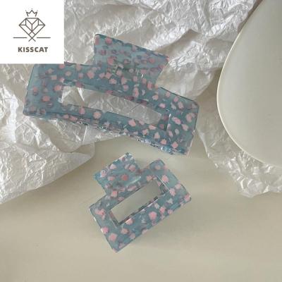 KISSCATเครื่องประดับผม hair accessories women น่ารักน่ารักๆ สำหรับเด็กผู้หญิง ที่ยึดผมหางม้าแบบใหม่ เป็นรูกลวง คลิปฉลามสไตล์ Franch กิ๊บติดผมดอกไม้ ดอกไม้ประดับดอกไม้ ผีเสื้อรูปผีเสื้อ คลิปผมผู้หญิง จับผมรูปทรงเรขาคณิต คลิปฉลามเกาหลี กิ๊ปหนีบผมอาซีเตท