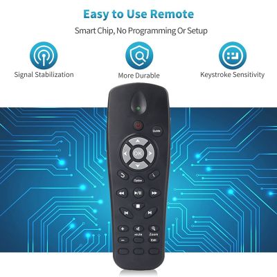 1 PC Replace Remote Control OPLAY021 Black for Asus O Play Live MINI E6072 HDP-R3 Media Player