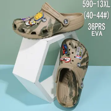 Crocs literide printed online camo clog