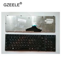 GZEELE A660ดาวเทียมสำหรับ TOSHIBA A600D A600 A665 9Z.N4YGC.10S 9Z.N4YGC.11E 9Z.N4YGC.12M RU แป้นพิมพ์แล็ปท็อปรัสเซียสีดำ