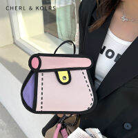 C &amp; K กระเป๋าผู้หญิงใหม่กระเป๋าสะพายไหล่แฟชั่นกระเป๋า Crossbody กระเป๋าสองหยวนการ์ตูนน่ารักเค้กกระเป๋าสายโซ่ยอดนิยมกระเป๋าเล็กน้ำหนักเบา