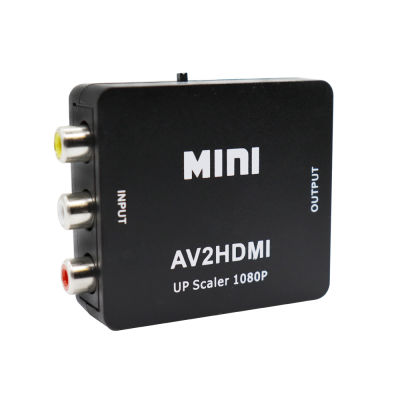 HD 1080จุด RCA AV เป็น HDMI เข้ากันได้คอมโพสิตอะแดปเตอร์แปลง AV2HDMI สายวิดีโอเสียง CVBS AV อะแดปเตอร์ด้วยสาย USB