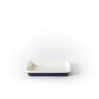 CHABATREE Enamel baking tray S Mid blue ถาดเอนาเมล size S