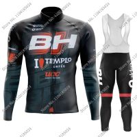 2022 Winter BH Team Cycling Jersey Set Spain Clothing Suit Long Sleeve MTB Men Bike Road Pants Bib Ropa Ciclismo Maillot