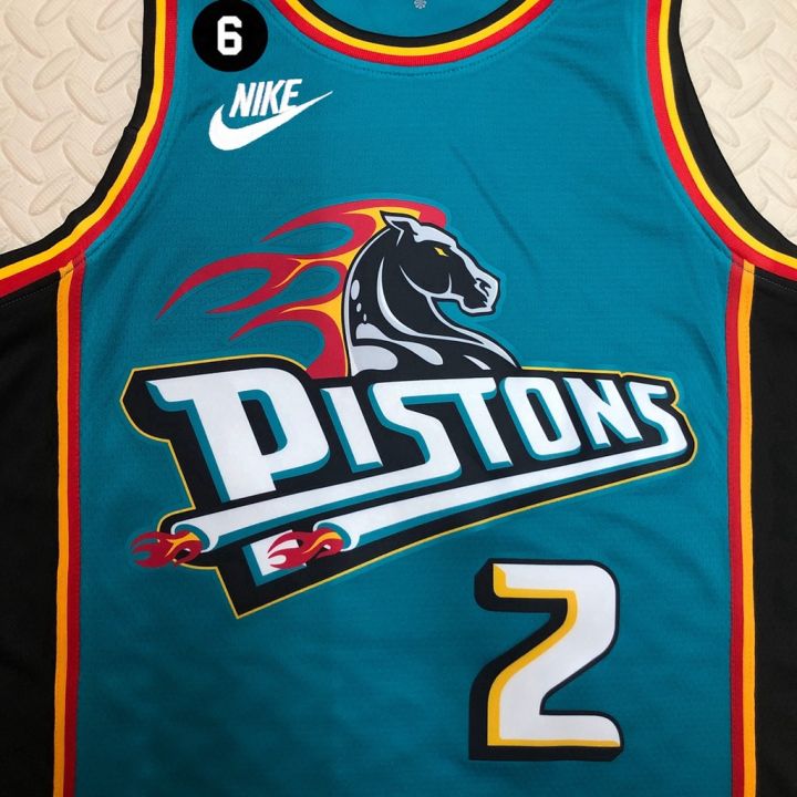 เสื้อกีฬาบาสเก็ตบอลแขนสั้น-ลายทีม-detroit-pistons-cade-cunningham-teal-2023-nba-สําหรับผู้ชาย-2023