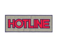 อาร์ม HOTLINE ติดหลังเสื้อ