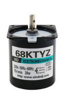 68KTYZ 68-KTYZ 28W AC 220V แม่เหล็กถาวร Synchronous Gear Motor 2.5RPM 5RPM 10RPM 15RPM 20RPM 30RPM ปรับทิศทาง