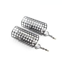 Steel Carp Fishing Cage Nesting Device Feeder 30g Lure Cage Feeder Basket Round Metal Swivel Feeders Fish Tackle Accessory Accessories