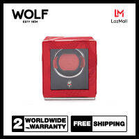 กล่องหมุน กล่องนาฬิกา WOLF1834 รุ่น MEMENTO MORI CUB WATCH WINDER (RED)