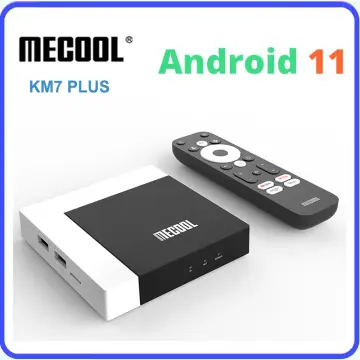 Mecool KM2 Plus original Android 11 4k TV Box Amlogic S905X4 Google Netflix  Certified USB3.0 SPDIF BT5.0 global official store
