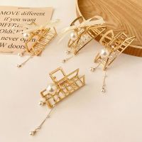 【CW】 2021 New Tassel Hollow Metal Hair Claws Clip Headband Accessories