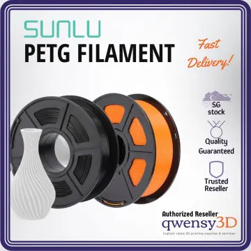 SUNLU PETG Filament 1KG Arranged Neatly 3D Material 1.75MM Non-Toxic  Odorless Bright Color No