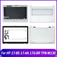 ใหม่ฝาหลังสำหรับ HP 17G-BR 17-BS TPN-W130 17-AK TPN-C129หน้าจอ LCD สำหรับแล็ปท็อปด้านหลังฝาด้านบนเคสด้านล่างฝาปิดโน้ตบุคที่พักแขนด้านบนสีขาว