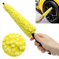 Car Wheel Brush Tire Cleaning Brush Tool Car Rim Scrubber Cleaner Duster Handle Motorcycle Truck Wheel Automobile Beauty Tools