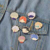 การ์ตูนอะนิเมะ "Jujutsu Kaisen" Lapel Pin กระเป๋าเป้สะพายหลัง Badge ของสะสมเสื้อผ้าอุปกรณ์เสริมของขวัญสำหรับเพื่อน