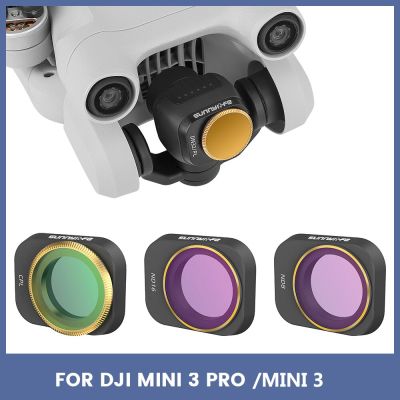 ตัวกรองกล้องโดรนเลนส์กรองแสงสำหรับ Mini 3 Pro/mini 3ชุดฟิลเตอร์ MCUV CPL ND NDPL 4/8/16/32เครื่องวัดมีจอแสดงผลอุปกรณ์โดรน