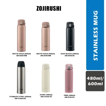 Zojirushi Stainless Steel Travel Mug (Black) 480ml