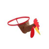 【YF】✜♝♚  Mens Erotic Panties G-string Rooster Face Mankini Animals Thong Bielizna Трусы Мужские Эротичные