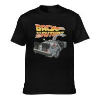 2023 NEWGood Sale Back To The Future Btf Car Black Heather Men เสื้อยืดของขวัญวันเกิด