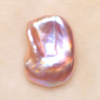 Baroqueonly irregular square shape Purple High Light Golden baroque pearl beads can be DIY for jewelry making BZZI