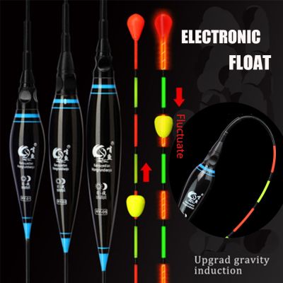 【YF】ஐ☏△  Hot Fishing Eye-catching Bead Floating Slidding Floater Composite Bobber Tackle