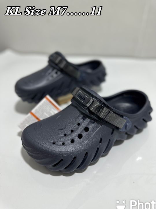 รองเท้า-crocs-echo-รองเท้าแบบสวมสำหรับผู้ชายลายมาใหม่-งานสวยมากๆน้ำหนักเบา-รองเท้าเผื่อสุขภาพ