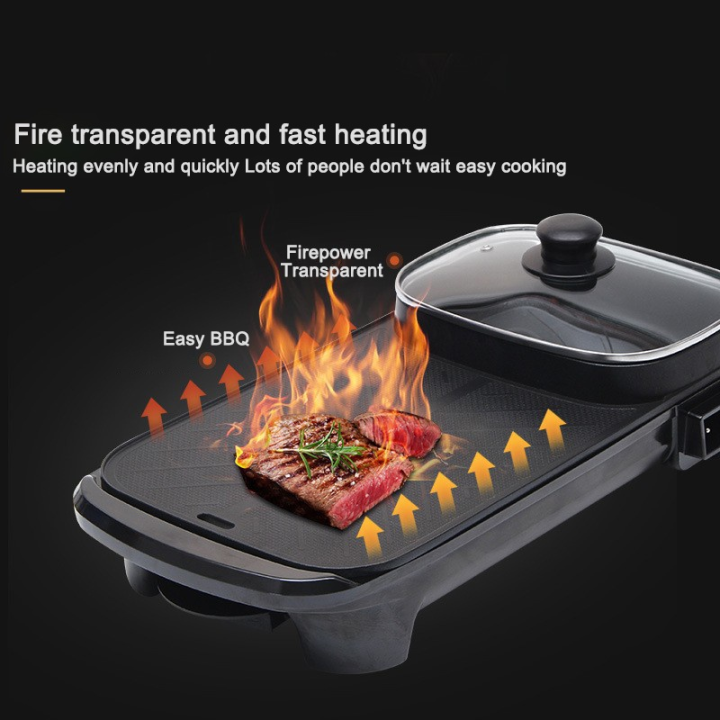 Authentic Korean BBQ Multi-Function Electric Grill and Hotpot