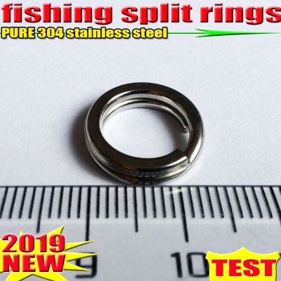 2019HOT fishing split rings 4.5MM--17.2MM fishing accessories quantity:100pcs/lot high quality304 stainless steel choose size!!! Accessories