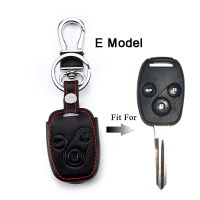 Angel NEW Genuine Leather Key Chain Ring Cover Case Fit For Honda Cr-V Civic Fit Freed Stepwgn Key Two Civic 2017 Accord Key Holder yang