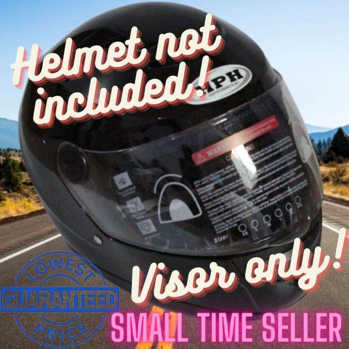 HELMET VISOR FOR HPH HELMETS, FULL FACE AND HALF FACE Lazada PH