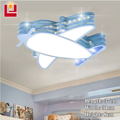 YONUO โคมไฟเพดาน ไฟติดเพดาน ไฟตกแต่งเพดาน โคมไฟรูปเครื่องบิน ตกแต่งห้องนอนเด็ก 31*37ซม. 16วัตต์ โคมไฟตกแต่งห้อง โคมไฟเพดาน โคมไฟเพดาน LED
