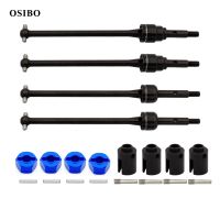 4PCS Steel Front Rear Drive Shaft CVD For 1/10 Traxxas Slash Rustler Stampede Hoss VXL 4X4 2WD RC Car Upgrades Parts