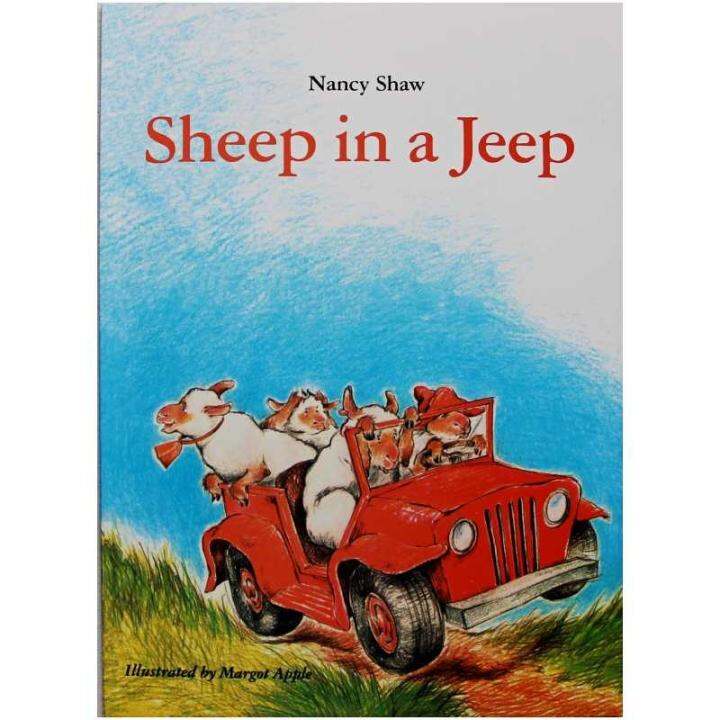 Sheep In A Jeep By Nancy E. Shaw Educational English Picture Book 