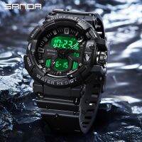 SANDA Top Men 39;s 5ATM Wristwatch for Men Relogio Masculino □◈