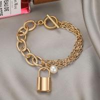 Trend New Fashion Accessories Personality Hollow Metal Ornaments Small Anklet Lock Pear Female Elements Foot Retro Pendant B3D5