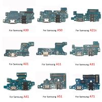 แท่นวางสำหรับชาร์จ USB เหมาะสำหรับ A71 Samsung Galaxy A51 A30 A50 A01 A11 A21s A31 A41บอร์ดเฟล็กซ์ชาร์จใหม่ด้วย IC