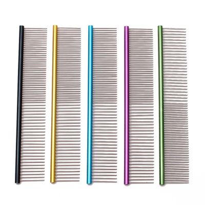 Puppy Grooming Comb Groomer For Dog Stainless/Aluminum Groomer Pets Combs Hairbrush Cat Dog Grooming Combs Dog Hair Care C6704 Adhesives Tape