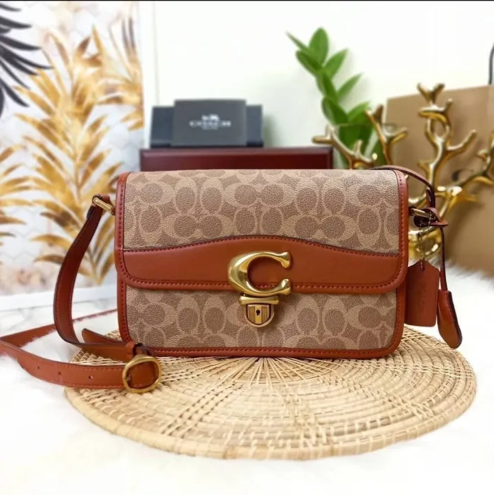 coach crossbody bag women tan