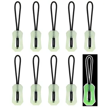 Oxt Zipper Pulls Upgraded Zipper Pull Premium Zipper Pull Replacement (20pcs Black) Zipper Tab Tags Cord Extension Fixer for Luggage Backpacks Jackets