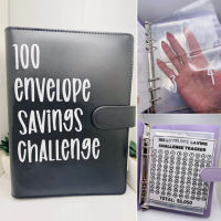 100 Envelope Challenge Binder Save Savings Challenges Loose-Leaf Binder Budget Binder With Cash Envelopes Money Organizer System