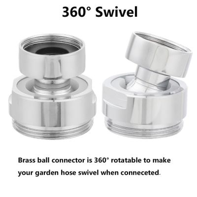 hot【DT】ﺴ  360° Adjustable Stee Faucet Shower Aerator Fittings Rotatable Diffuser