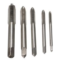 [MEESS] 5pcs Hss Machine Screw Thread Metric Plug Tap Screw Taps 3mm 4mm 5mm 6mm 8mm M3 M8 Set Kit Screw Thread Tap Drill M3 M4 M5 M6 M8