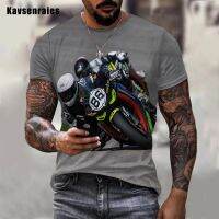 2023 NEWMotorcycle พิมพ์3D เสื้อยืดผู้หญิงผู้ชายแขนสั้น O-คอเสื้อ T สบายๆขนาดใหญ่อินเทรนด์ประเดิมท็อปส์