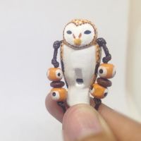 bonanzashop สร้อยคอนกหวีดดินเผารูปนกแสก Barn Owl Whistle Necklace Gift For You เพื่อคนสำหรับเช่นคุณโดยเฉพาะ