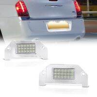 2PCs Pure White Full SMD LED license Plate Light Set LH+RH For 05-14 Chrysler 300 300C Chrysler Sebring 07-10  Car tail Lighting Bulbs  LEDs HIDs