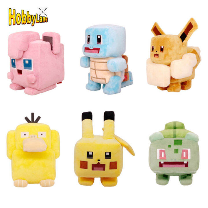 hobby-ตุ๊กตานุ่มยัดไส้ตุ๊กตาโปเกมอนตัวการ์ตูนของเล่นตุ๊กตาน่ารักสำหรับแฟนๆคอลเลกชันของขวัญ